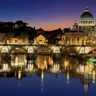 tramonto su Roma