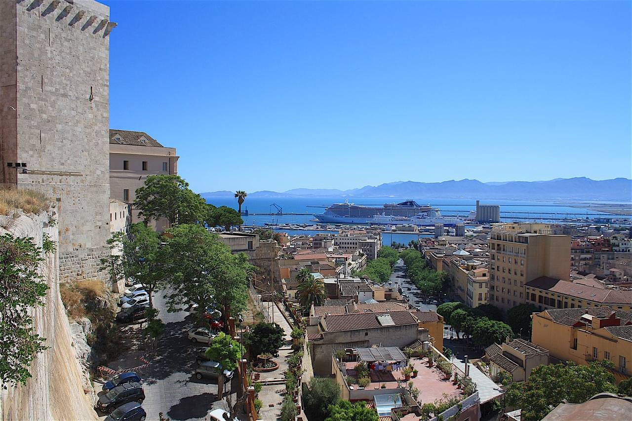 cagliari bastione di santa croce porto