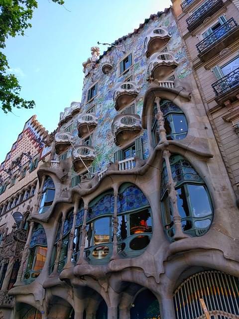 esterni della Casa Batllò