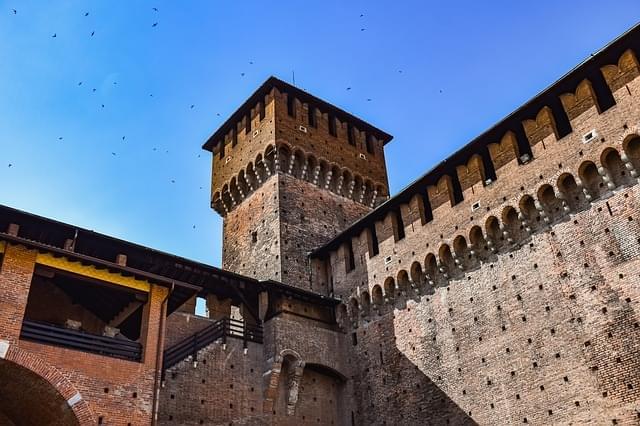 castello sforzesco milano bastione esterno