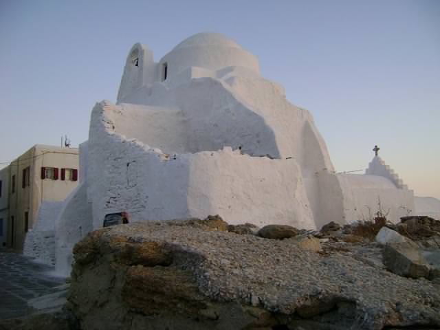 chiesaal tramonto di panagia paraportiani