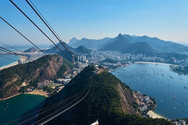 funivia sul monte pan di zucchero a rio