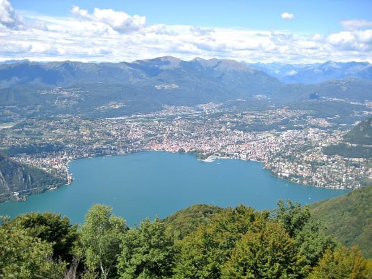 Panorama di Lugano dall'alto