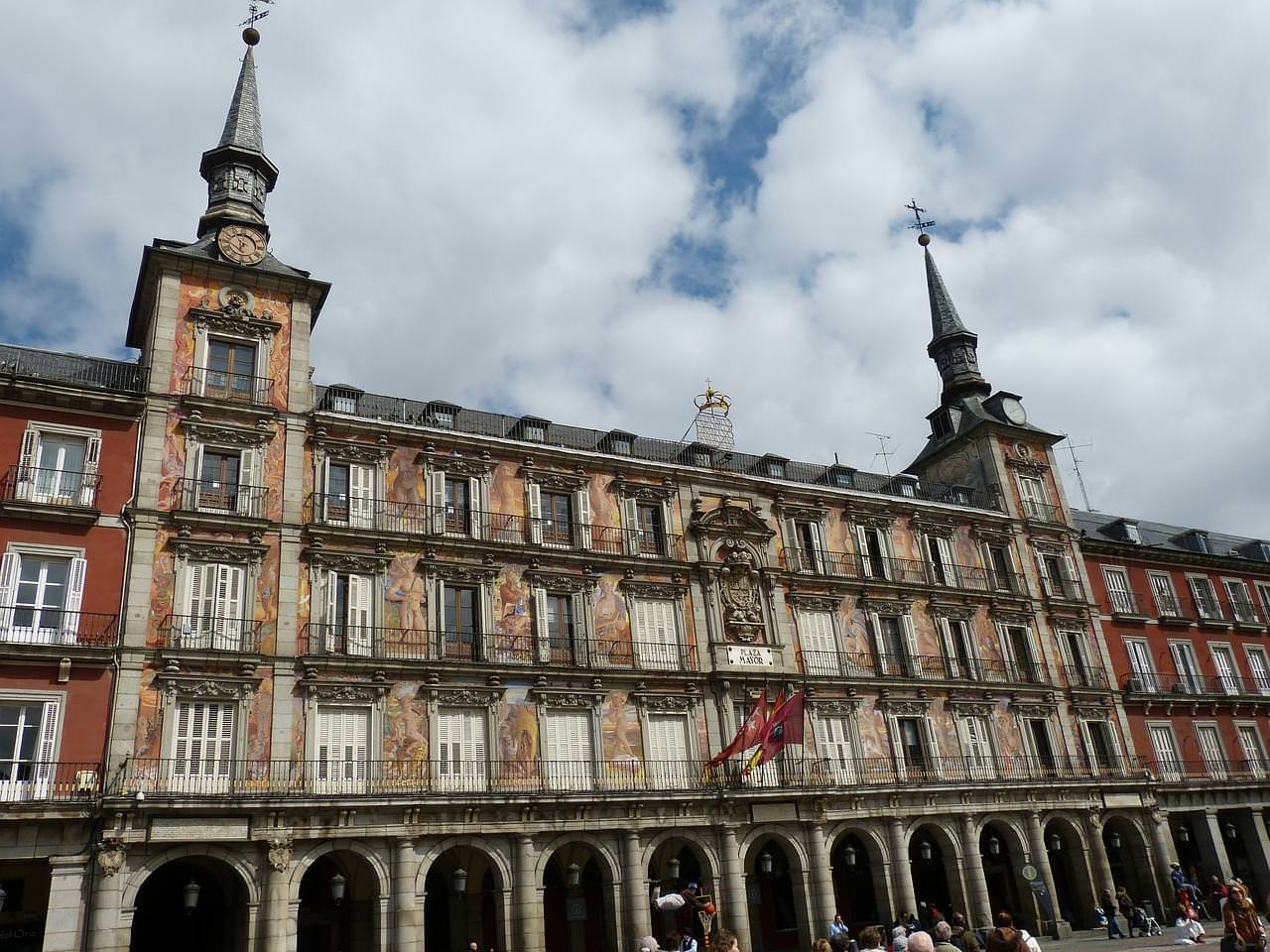 plaza mayor madrid spagna spazio