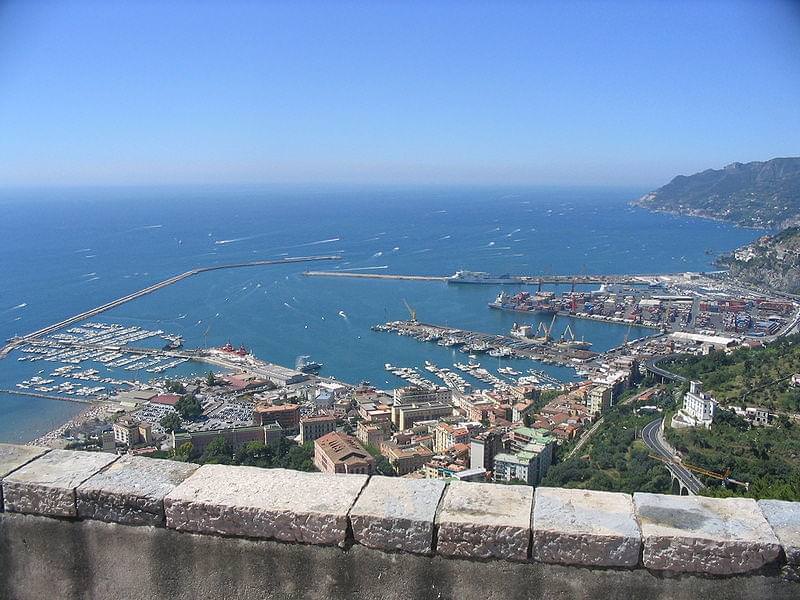 salerno arechi castle panorama