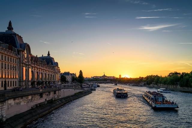 senna parigi tramonto