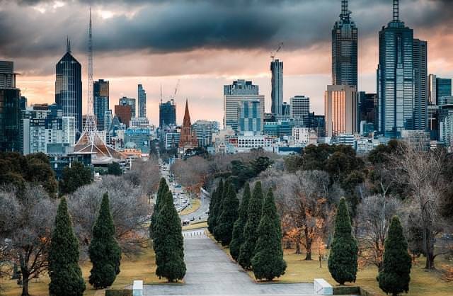 skyline di melbourne