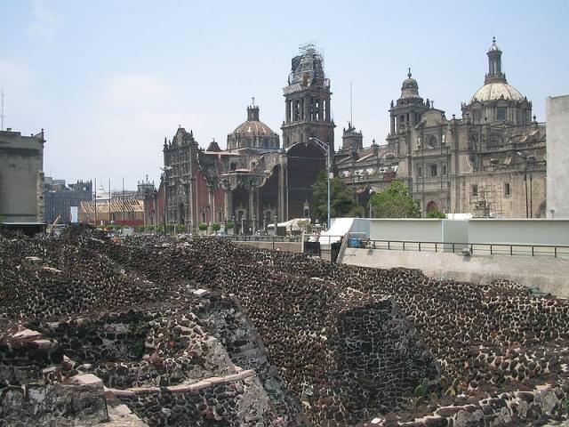 templo mayor e cattedrale messico